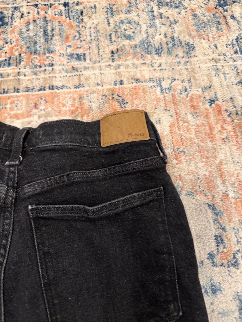 Madewell The Momjean in Black - Picture 7 of 9